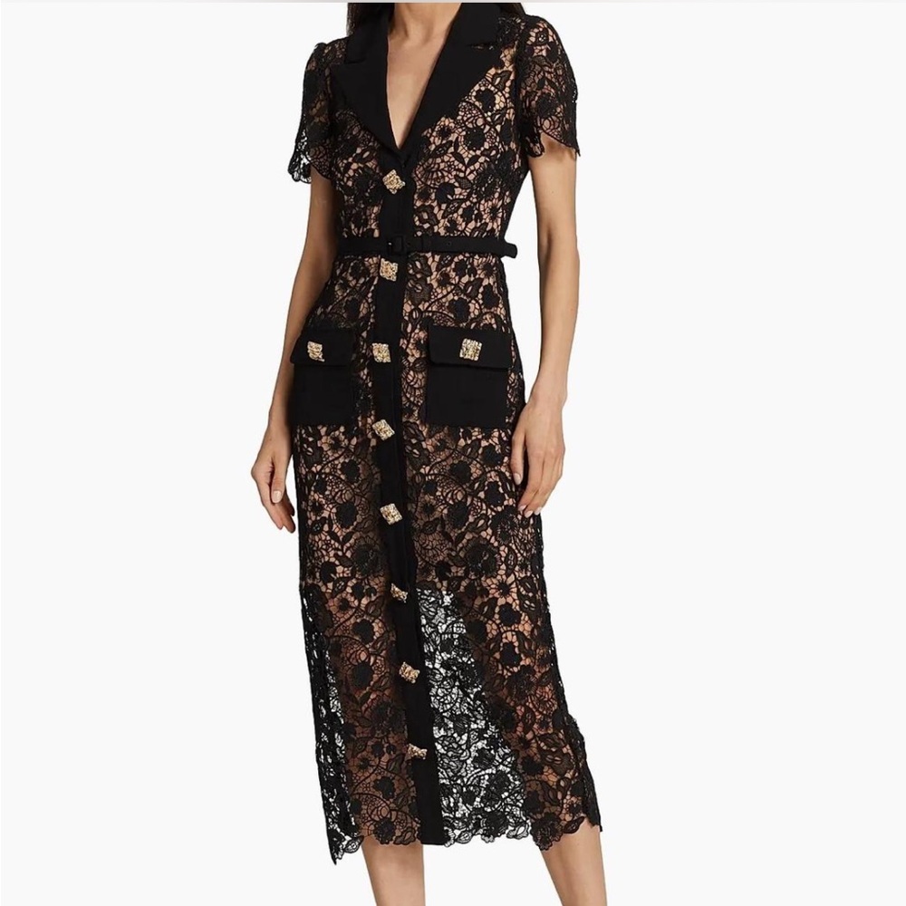 Self-Portrait Black Lace Dress